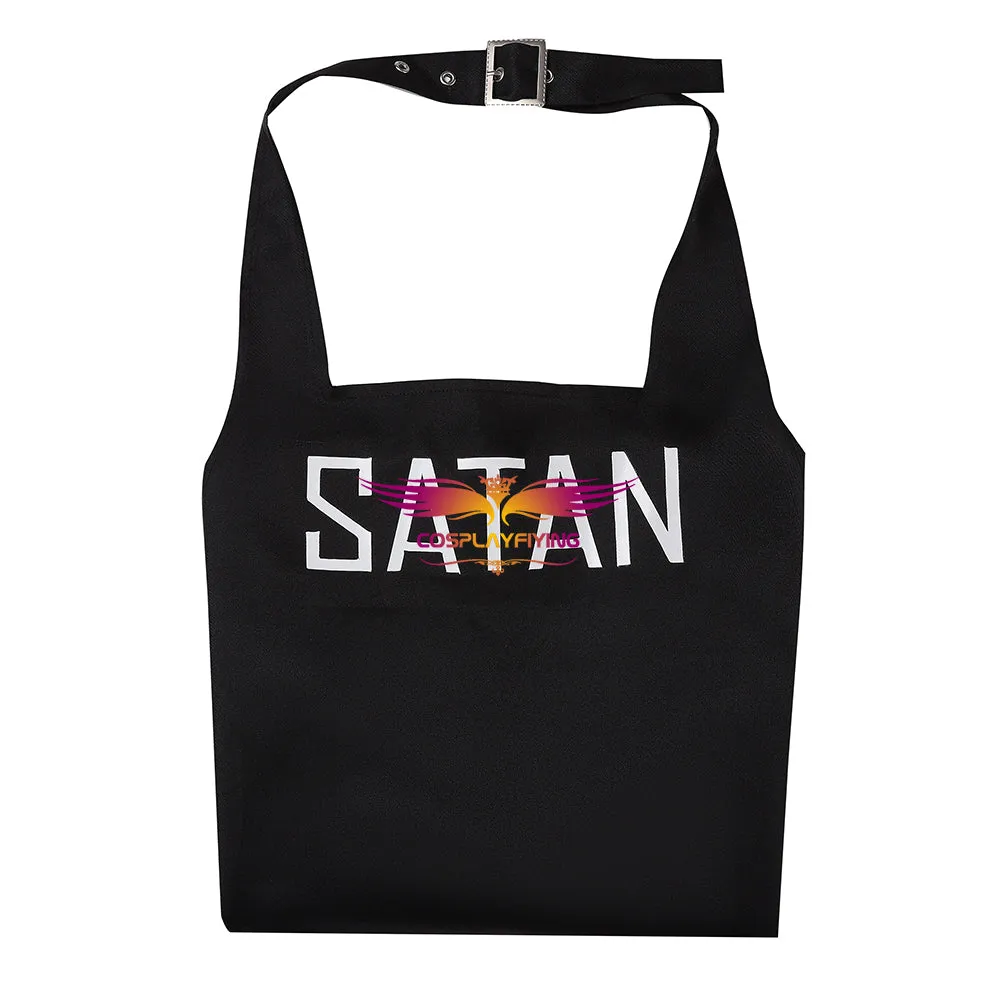 Game Helltaker Satan Apron Cosplay Costume Halloween Carnival Party