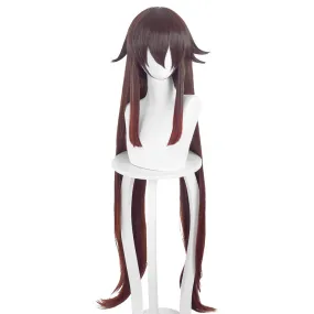 Genshin Impact HuTao Heat Resistant Synthetic Hair Carnival Halloween Party Props Cosplay Wig