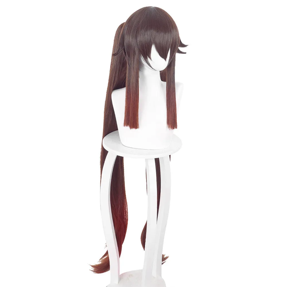 Genshin Impact HuTao Heat Resistant Synthetic Hair Carnival Halloween Party Props Cosplay Wig