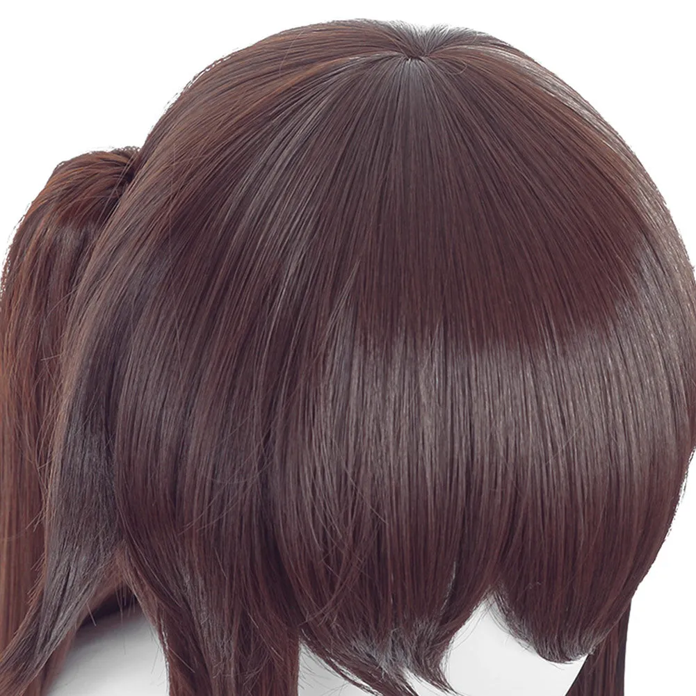 Genshin Impact HuTao Heat Resistant Synthetic Hair Carnival Halloween Party Props Cosplay Wig