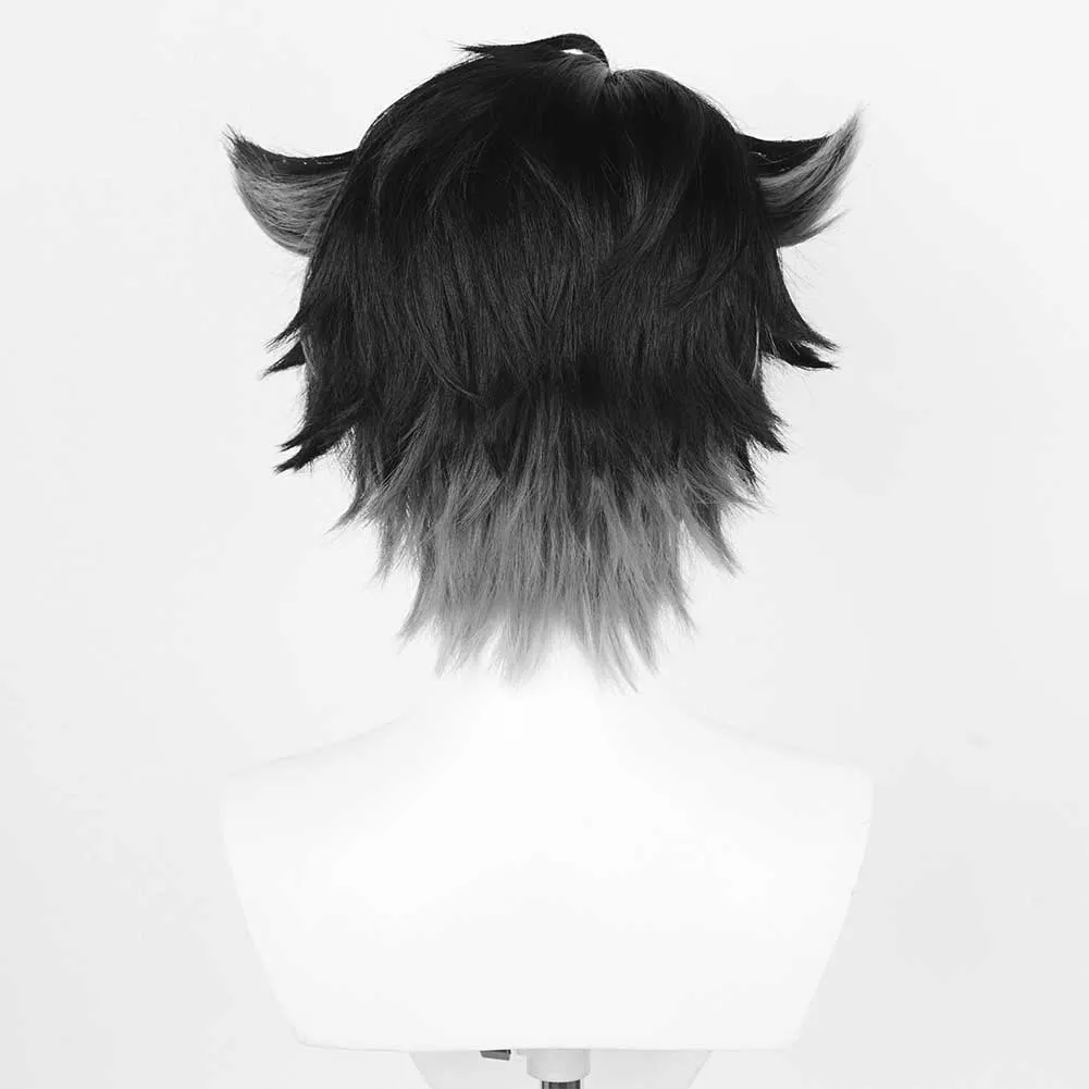 Genshin Impact Wriothesley Cosplay  Wig Heat Resistant Synthetic Hair Halloween Party Carnival Props