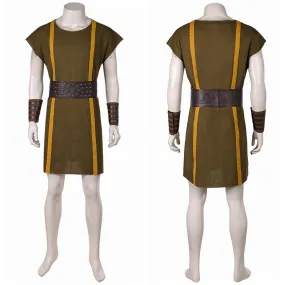 Gladiator 2024 Lucius Verus Yellow Brown Outfit Cosplay Costume Outfits Halloween Carnival Suit