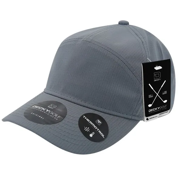 Grid H20 7-Panel Hat - Golf & Sports Cap - Decky 7111