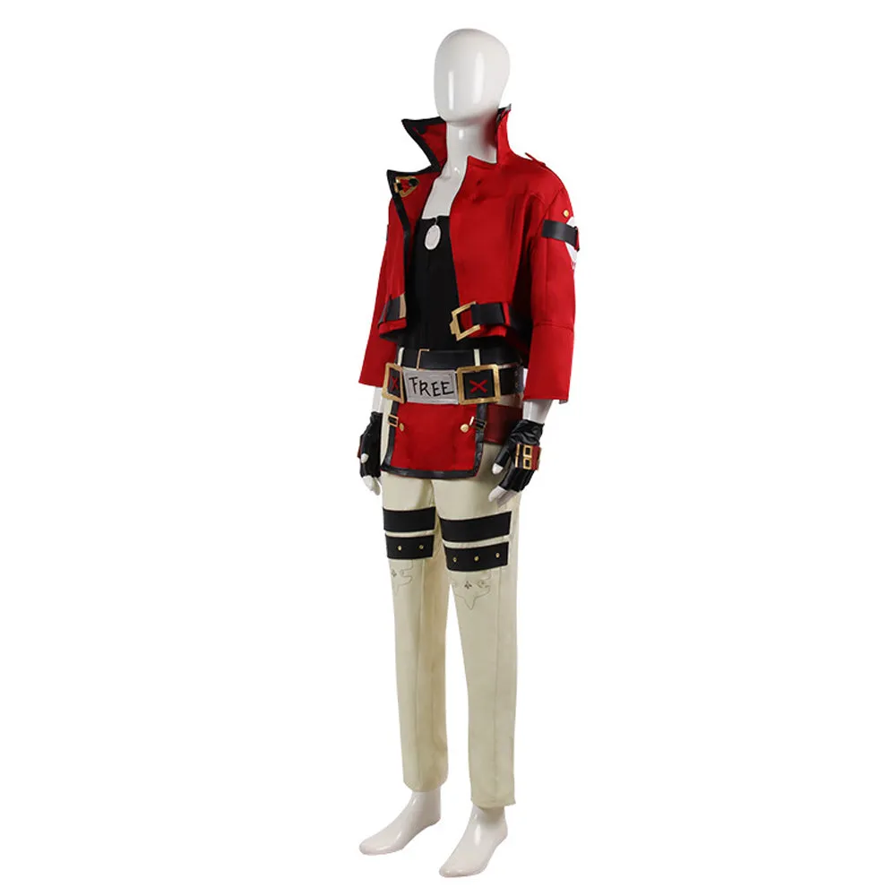 Guilty Gear Sol Badguy Cosplay Costume Outfits Halloween Carnival Party Suit