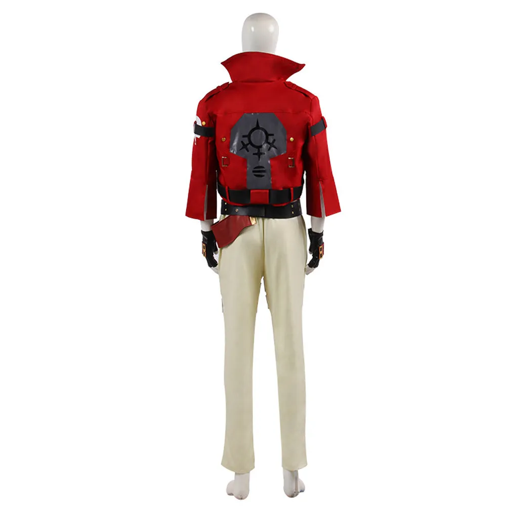 Guilty Gear Sol Badguy Cosplay Costume Outfits Halloween Carnival Party Suit