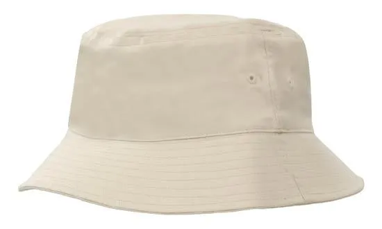 Headwear Breathable Poly Twill Bucket Hat - 4107