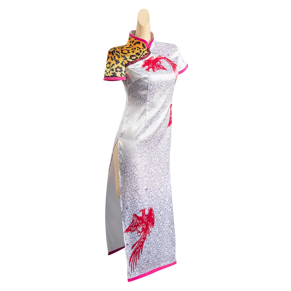 Hell's Paradise Jigoku Raku Sagiri Cosplay Costume Cheongsam Dress Halloween Carnival Party Disguise Suit