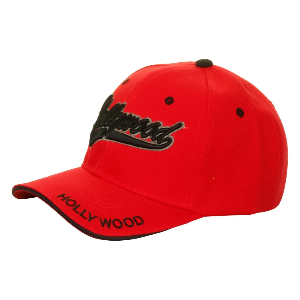 Heve Headwear Men's Embroidered Script City Name Baseball Cap Hat