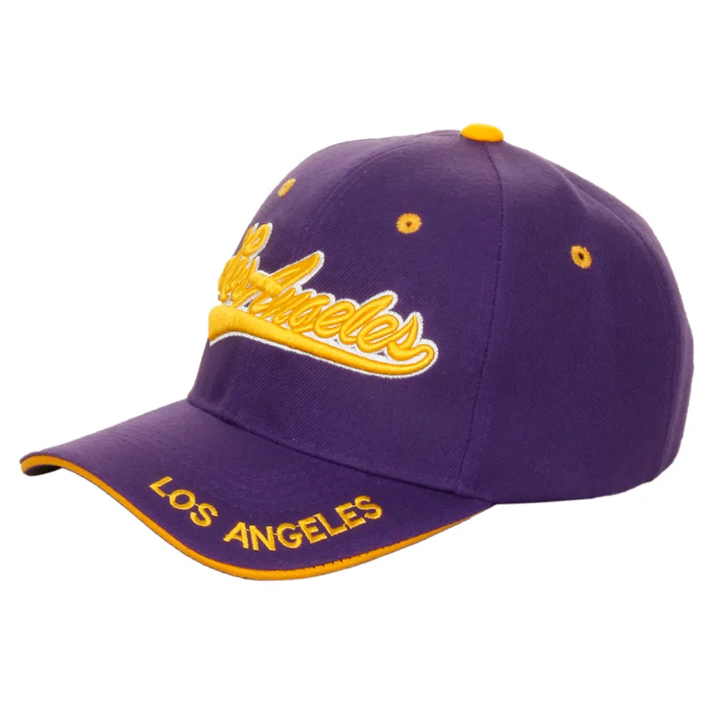 Heve Headwear Men's Embroidered Script City Name Baseball Cap Hat