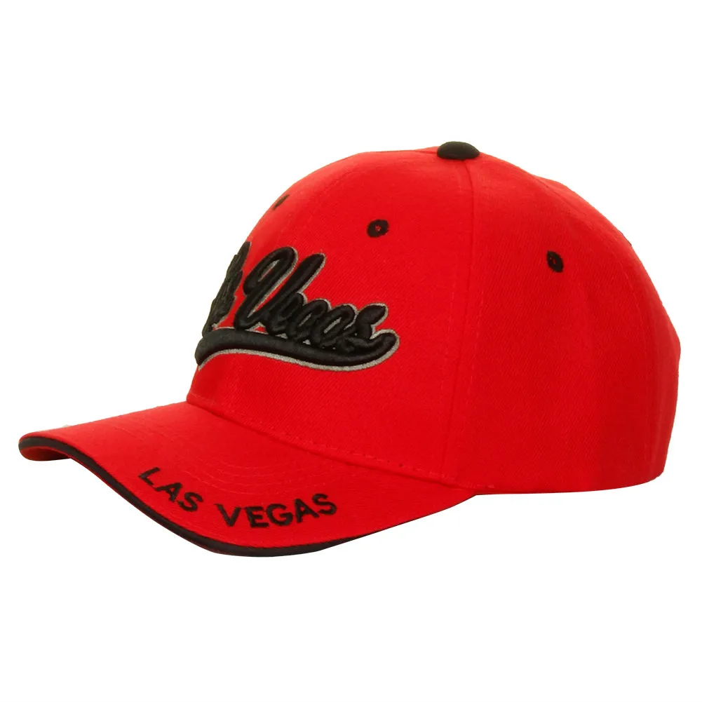 Heve Headwear Men's Embroidered Script City Name Baseball Cap Hat