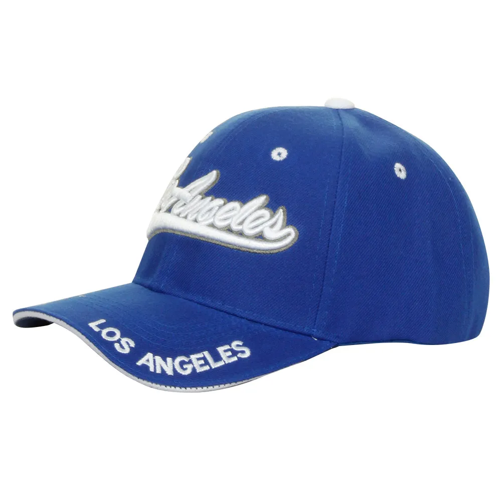 Heve Headwear Men's Embroidered Script City Name Baseball Cap Hat