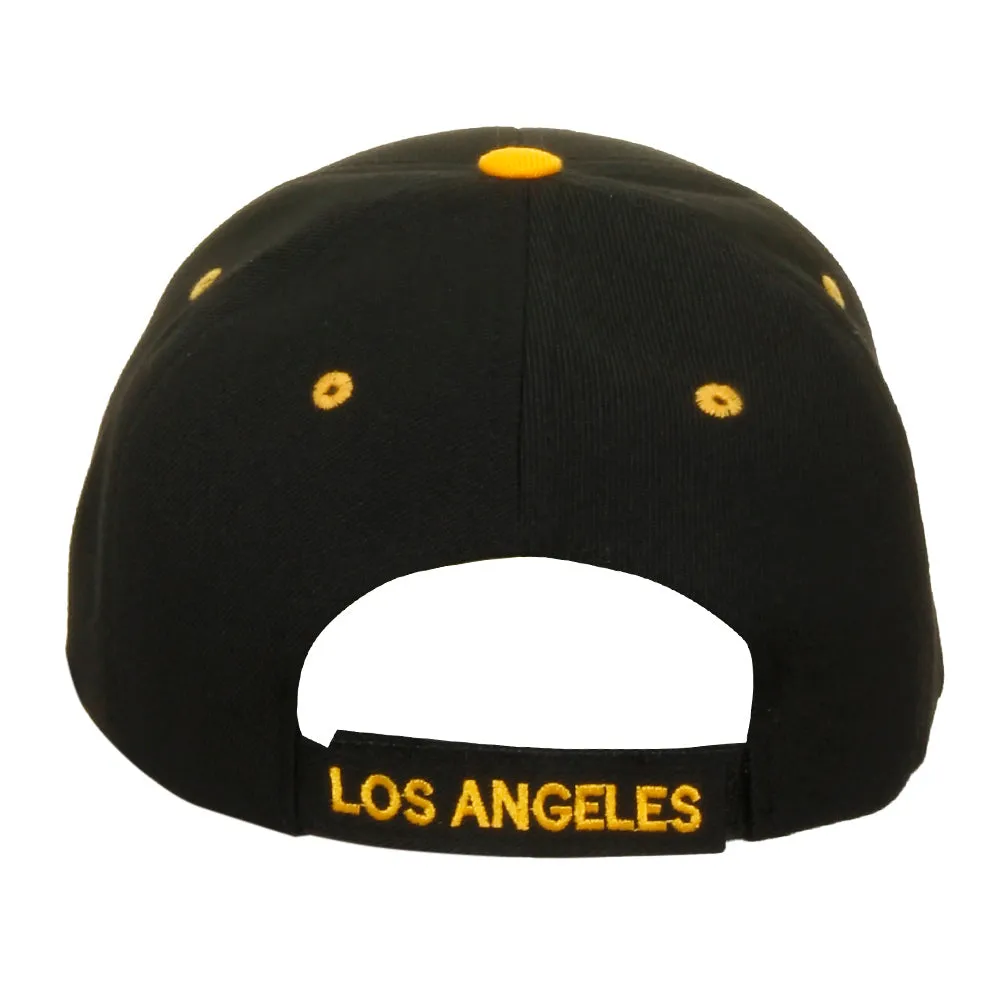 Heve Headwear Men's Embroidered Script City Name Baseball Cap Hat