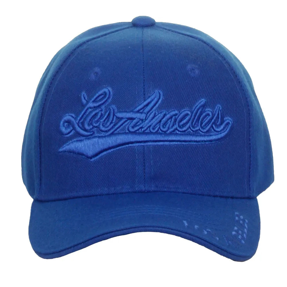 Heve Headwear Men's Embroidered Script City Name Baseball Cap Hat
