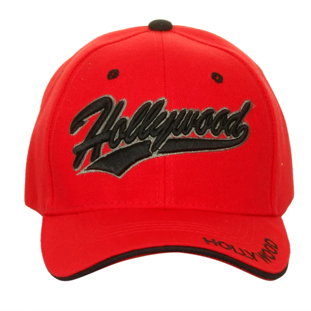 Heve Headwear Men's Embroidered Script City Name Baseball Cap Hat