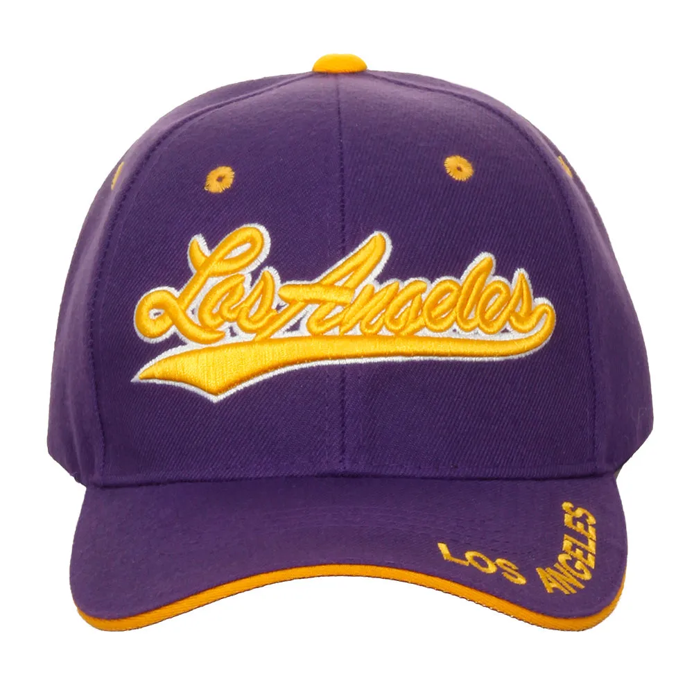 Heve Headwear Men's Embroidered Script City Name Baseball Cap Hat