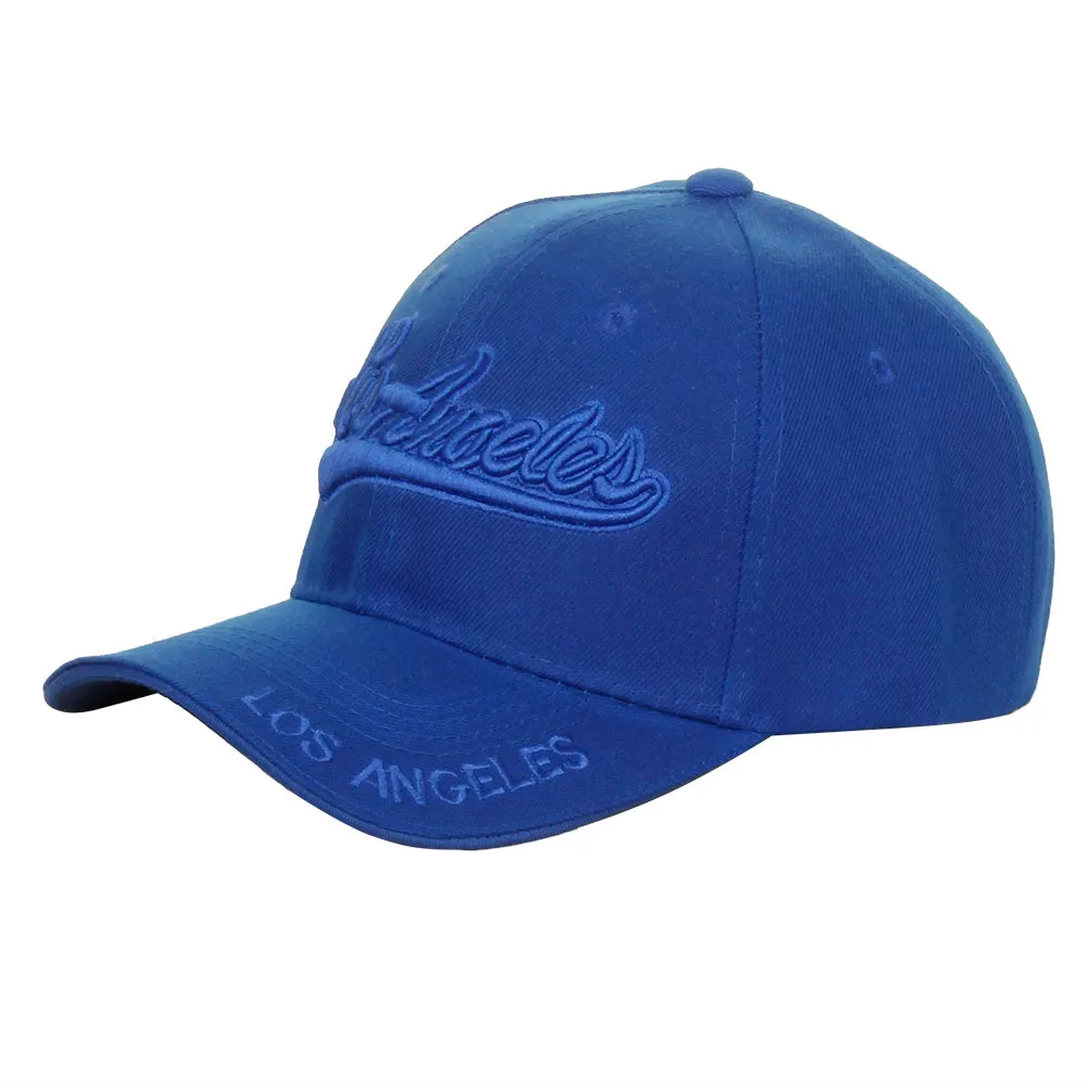 Heve Headwear Men's Embroidered Script City Name Baseball Cap Hat