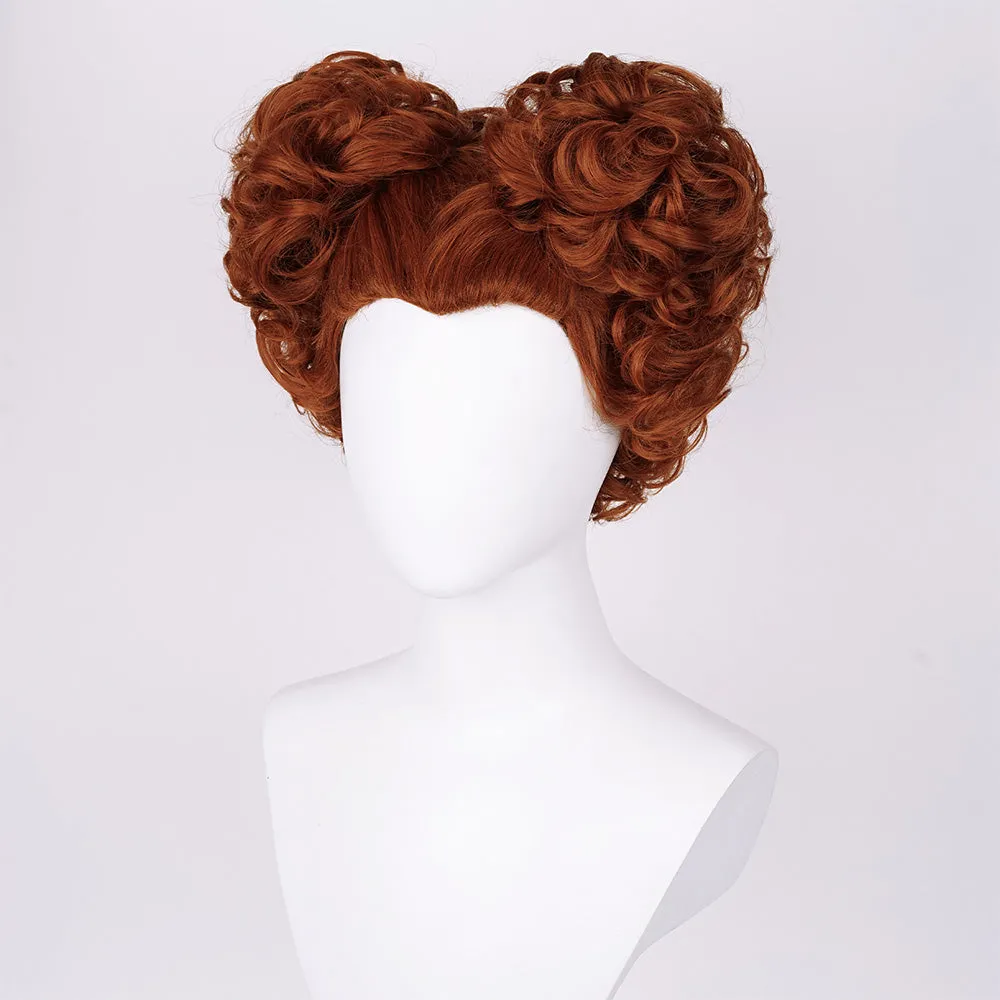 Hocus Pocus 2 Winifred Sanderson Cosplay Wig Heat Resistant Synthetic Hair Carnival Halloween Party Props