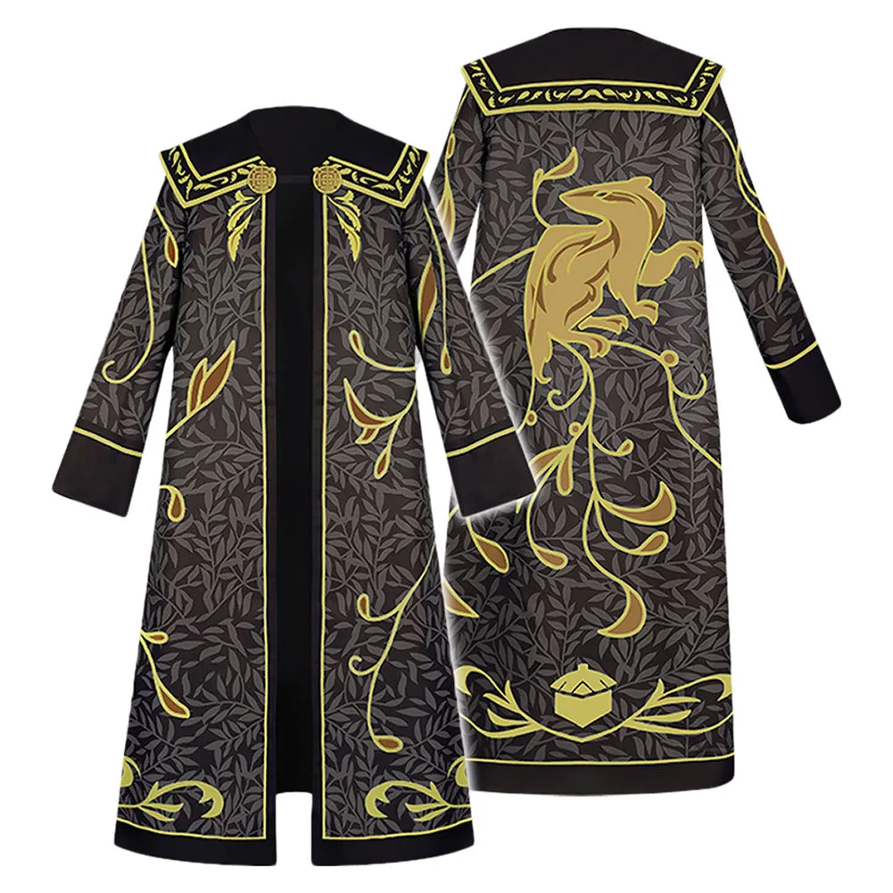 Hogwarts Legacy Hufflepuff Relic Uniform Robes Outfits Cosplay Costume Halloween Carnival Suit