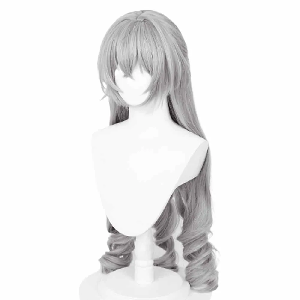 Honkai STAR RAIL Bronya Rand Cosplay Wig Heat Resistant Synthetic Hair Carnival Halloween Party Props