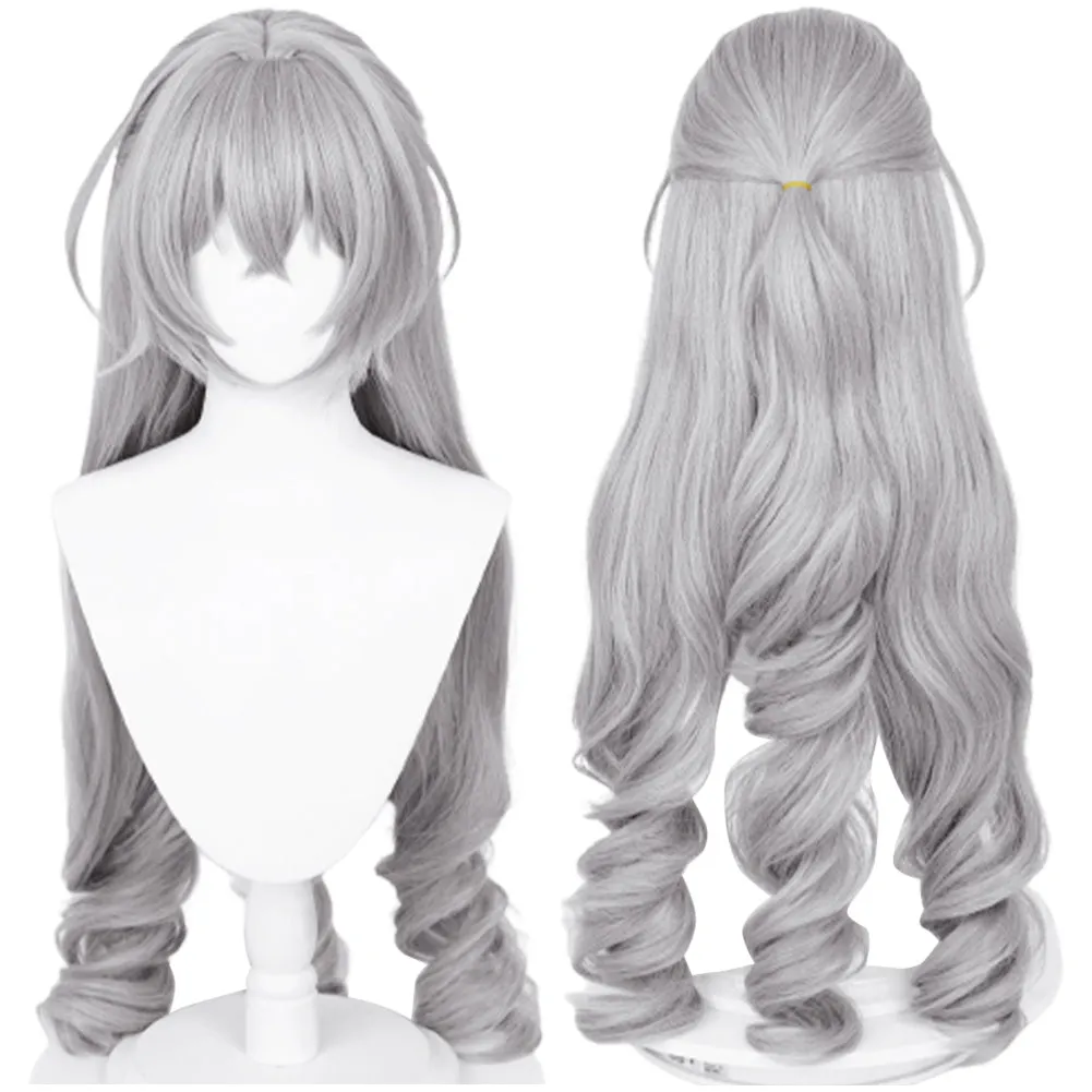 Honkai STAR RAIL Bronya Rand Cosplay Wig Heat Resistant Synthetic Hair Carnival Halloween Party Props