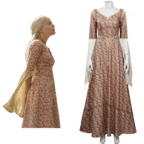 House of the Dragon Rhaenyra Targaryen Cosplay Costume Dress Outfits Halloween Carnival Suit