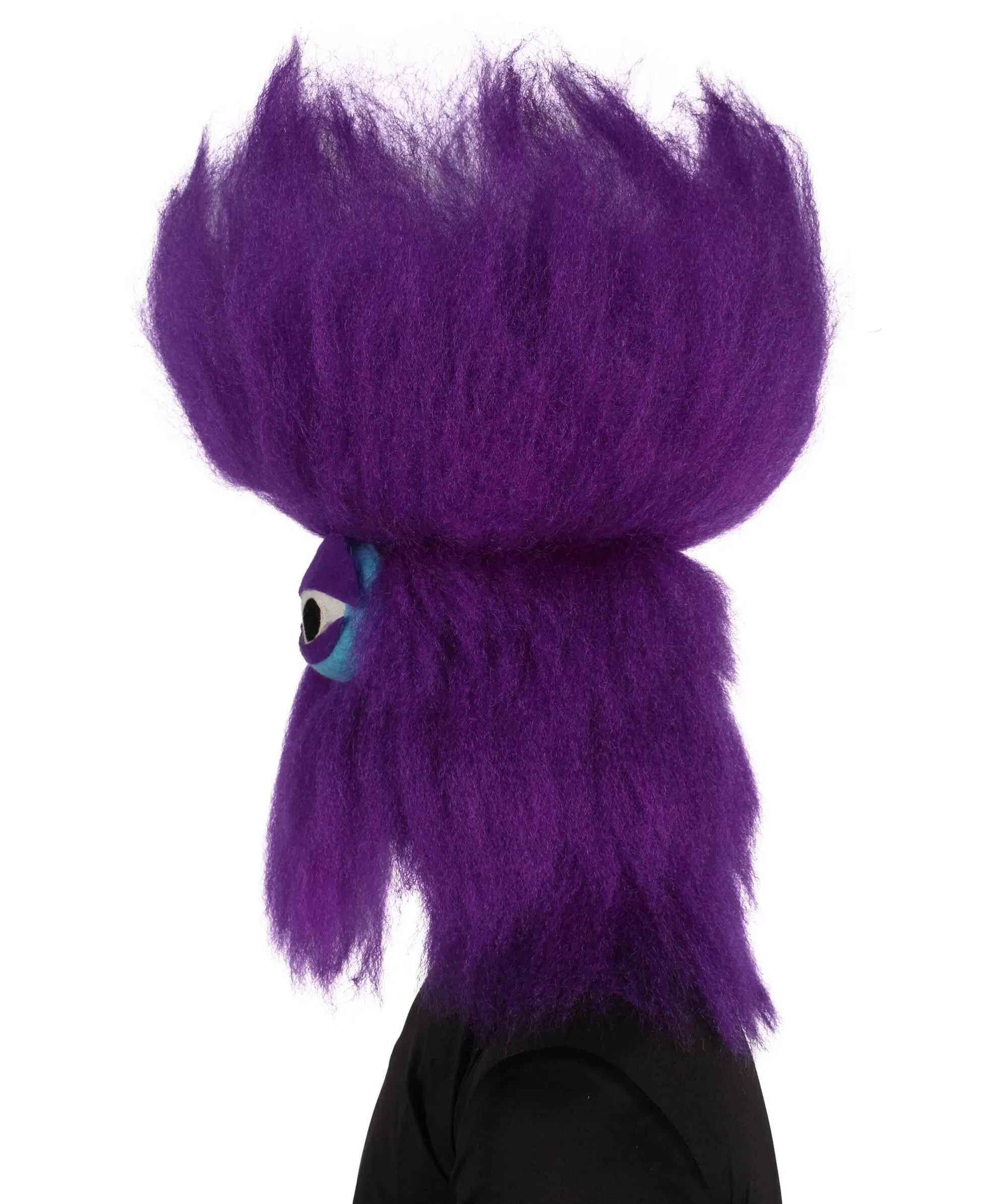 HPO Adult Unisex American Animated Movie Character Purple Mask| Perfect for Halloween and Cosplay| Flame-retardant Synthetic Material