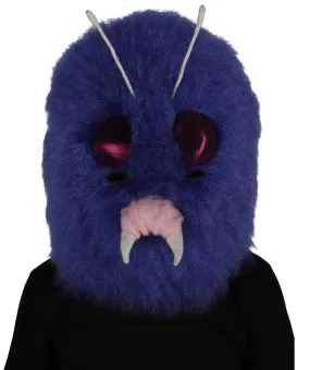 HPO Adult Unisex Cartoon Purple Furry Bug Mask| Perfect for Halloween| Flame-retardant Synthetic Fiber