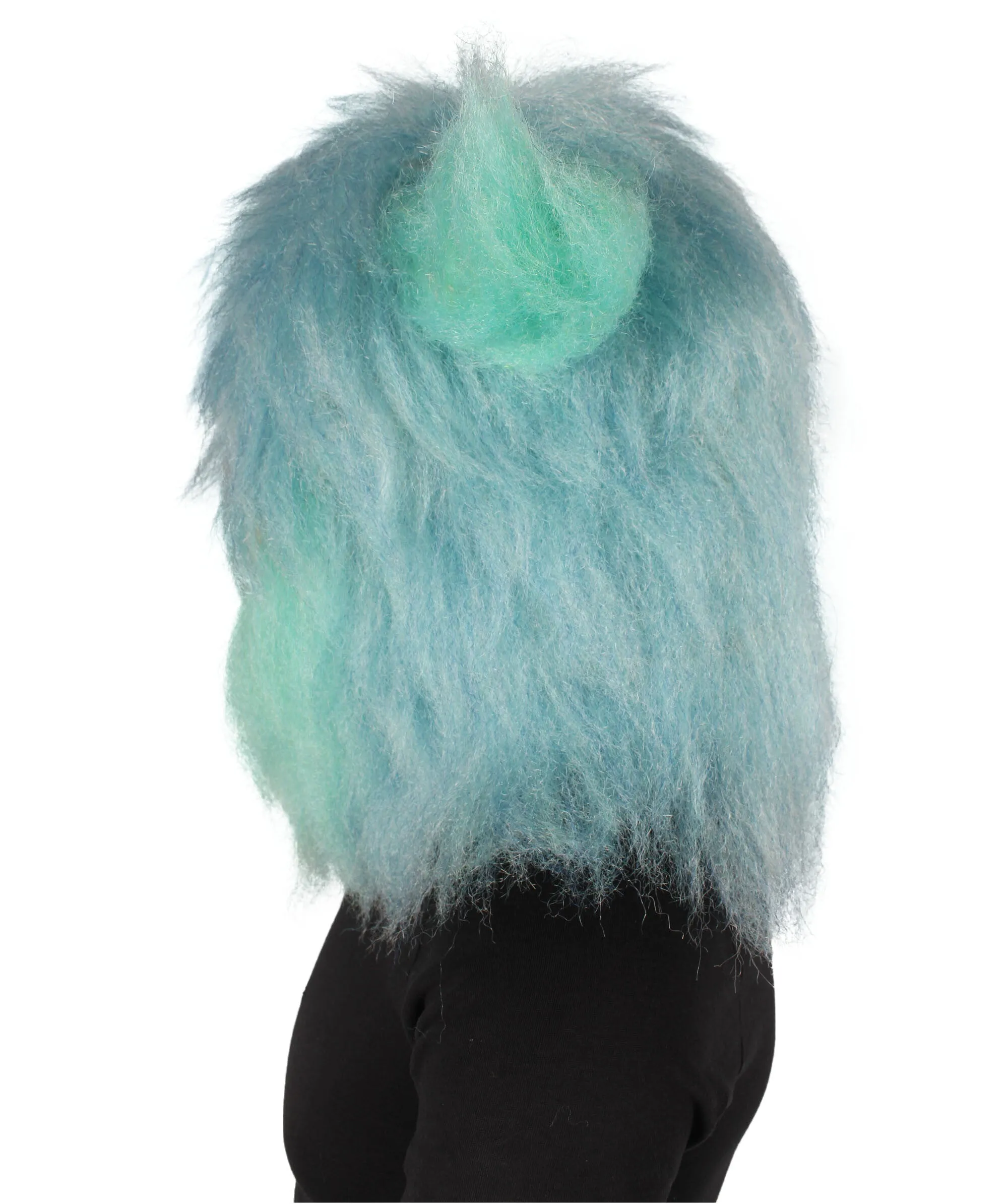 HPO Adult Unisex Little Monster Blue Mask| Perfect for Halloween| Flame-retardant Synthetic Fiber