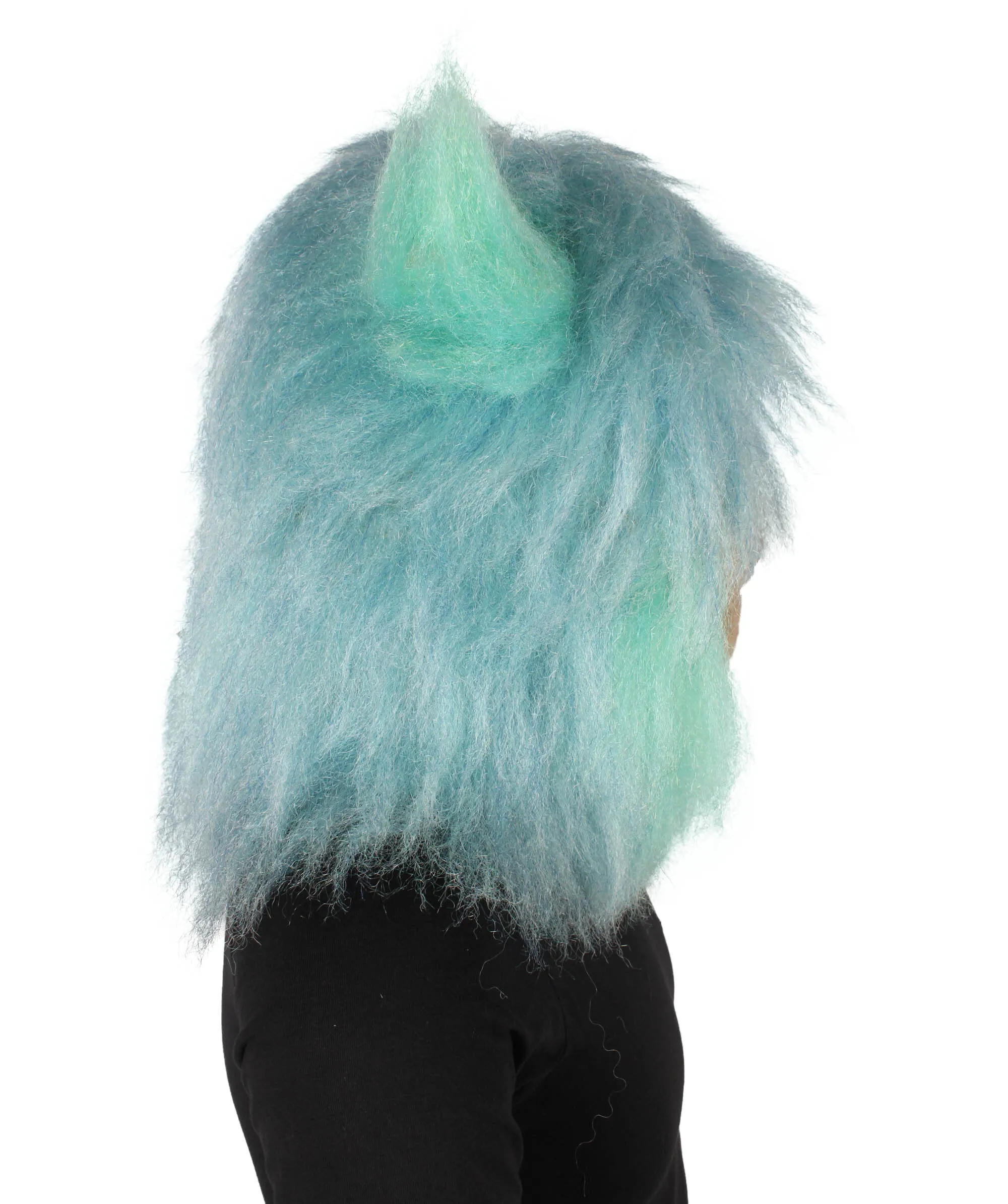HPO Adult Unisex Little Monster Blue Mask| Perfect for Halloween| Flame-retardant Synthetic Fiber
