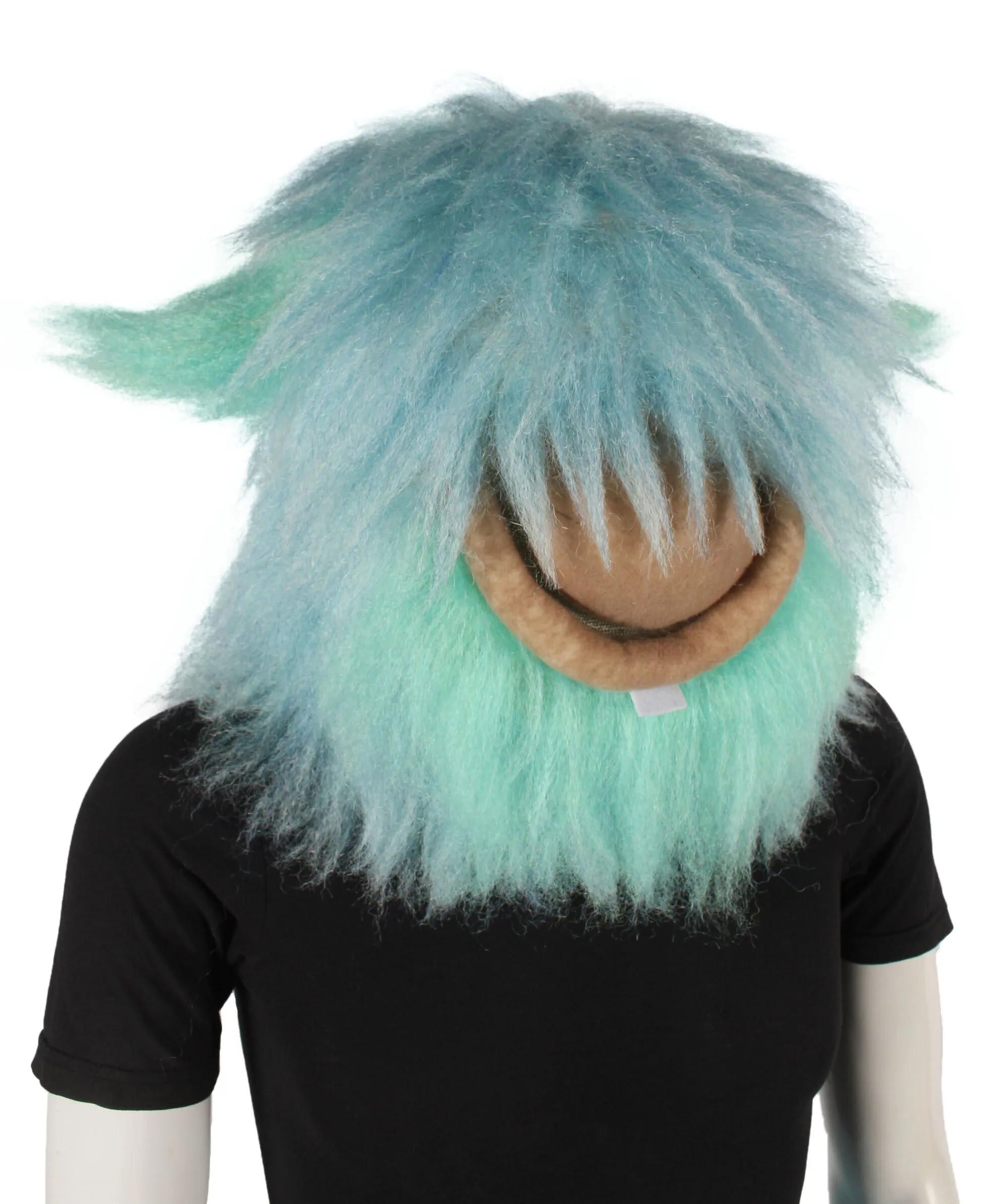 HPO Adult Unisex Little Monster Blue Mask| Perfect for Halloween| Flame-retardant Synthetic Fiber