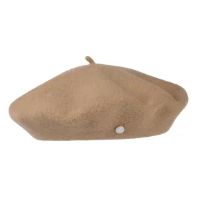 Héritage par Laulhère Hats Authentique Merino Wool Beret - Camel