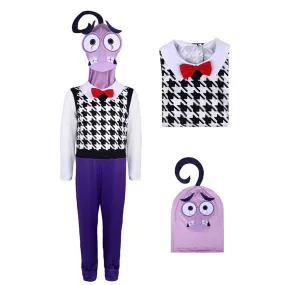 Inside Fear Costume Kids Adults Out Jumpsuit and Helmet Cosplay Outfit for Carnival