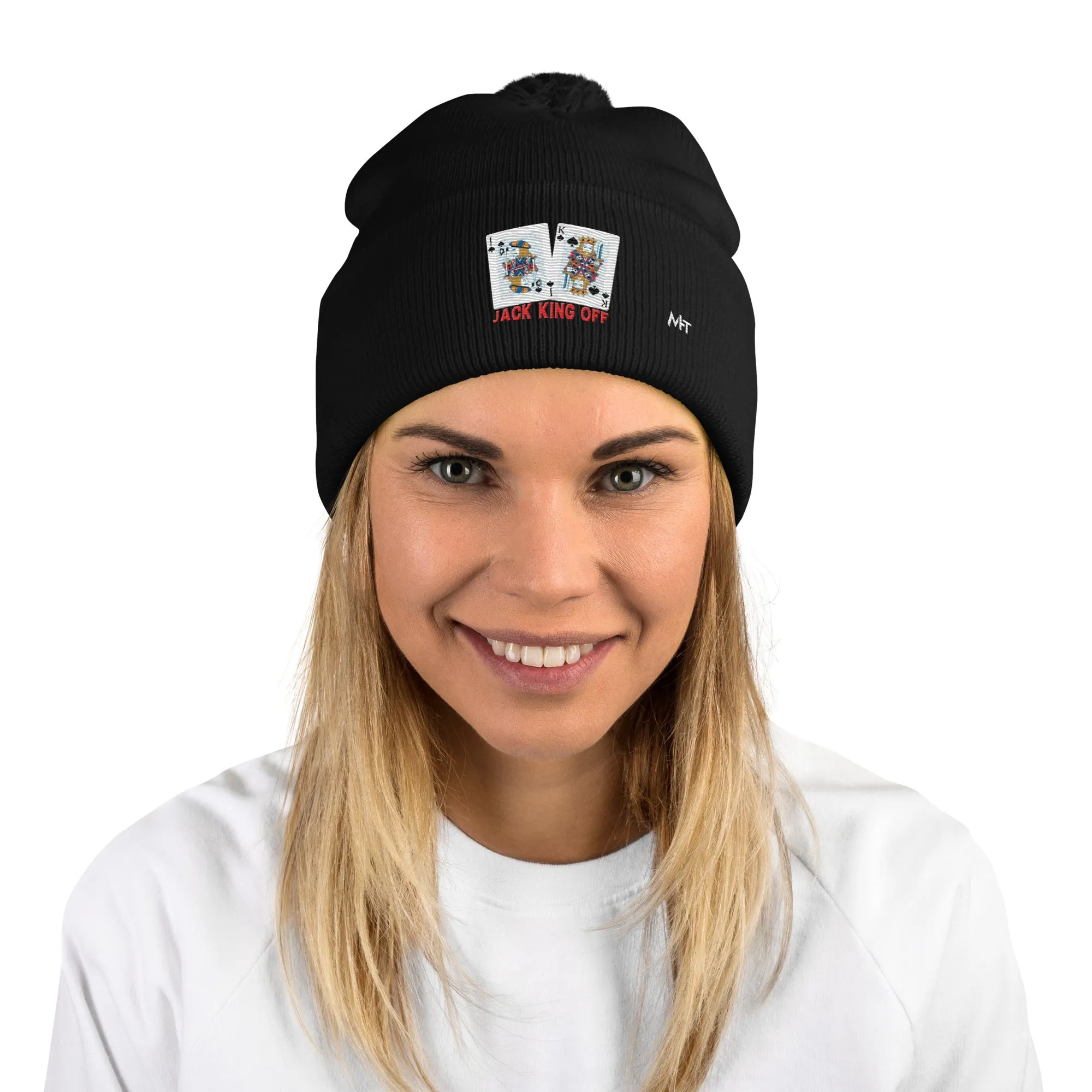 Jack King Off - Pom-Pom Beanie