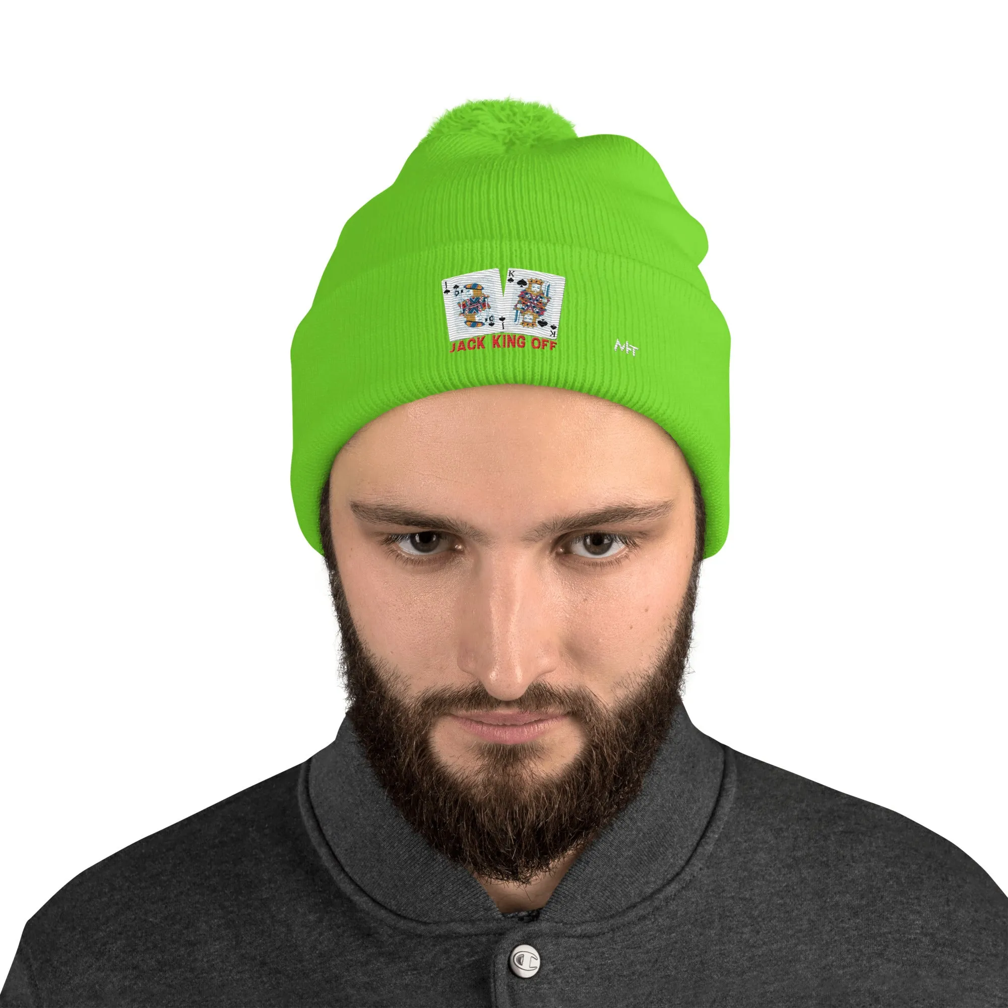 Jack King Off - Pom-Pom Beanie