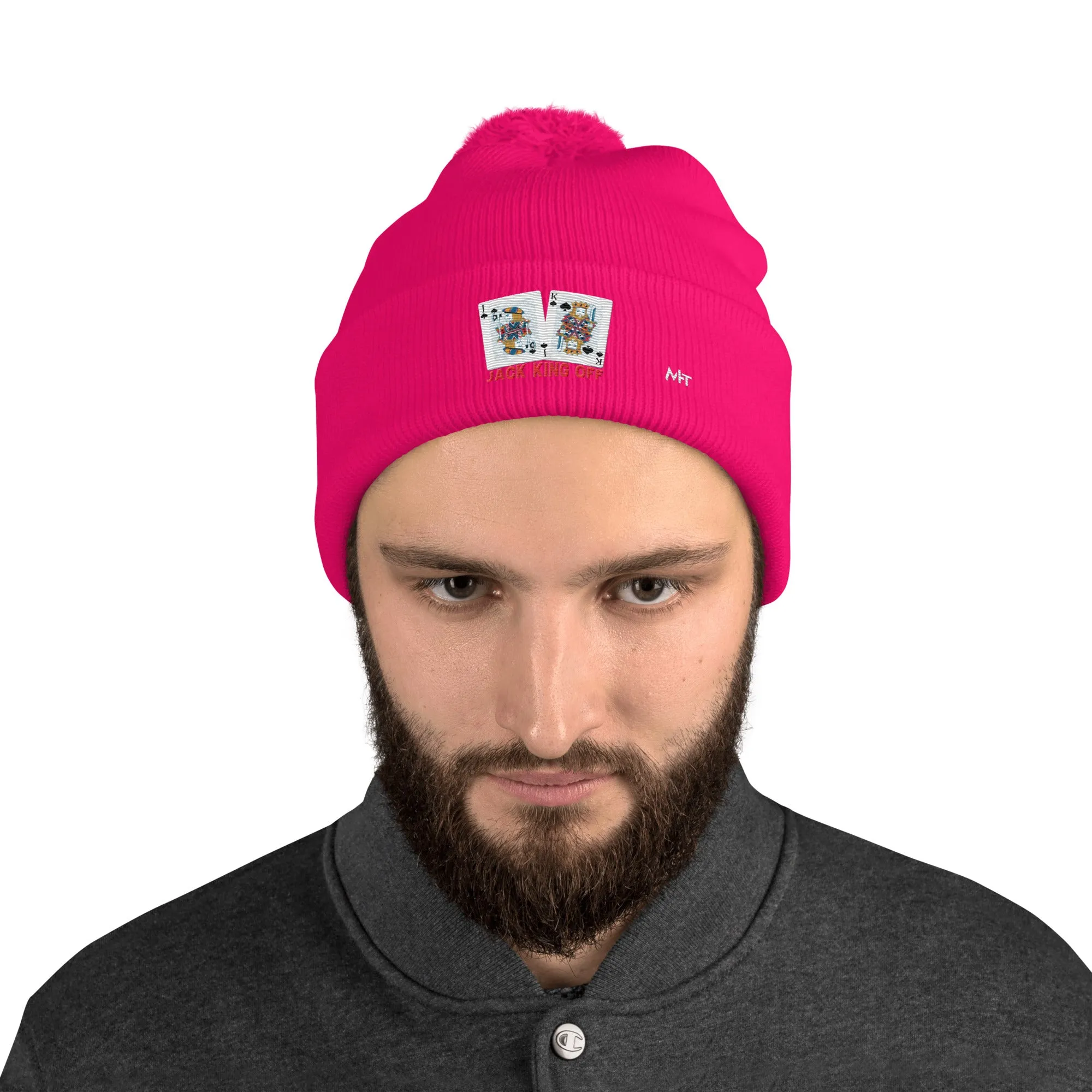 Jack King Off - Pom-Pom Beanie