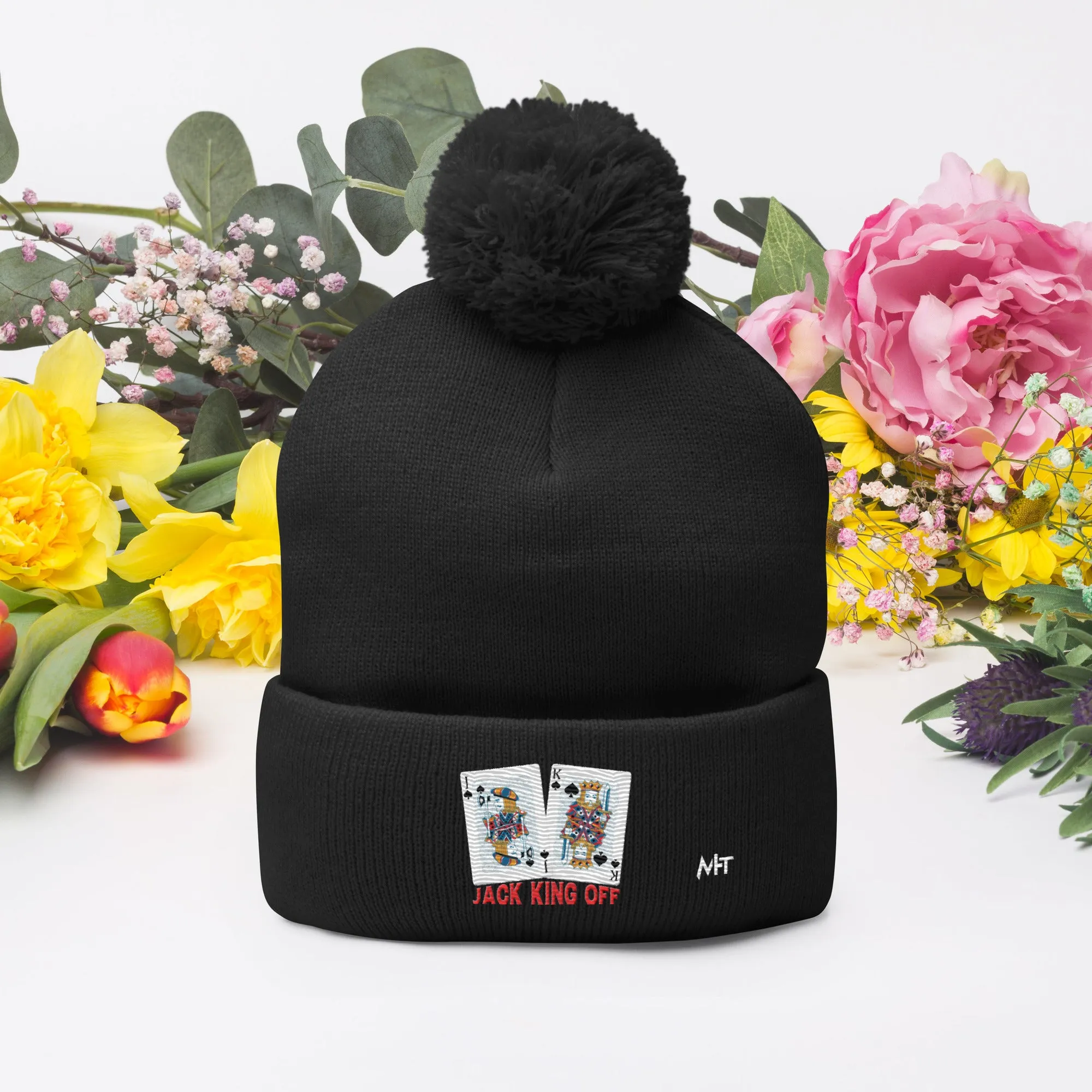 Jack King Off - Pom-Pom Beanie