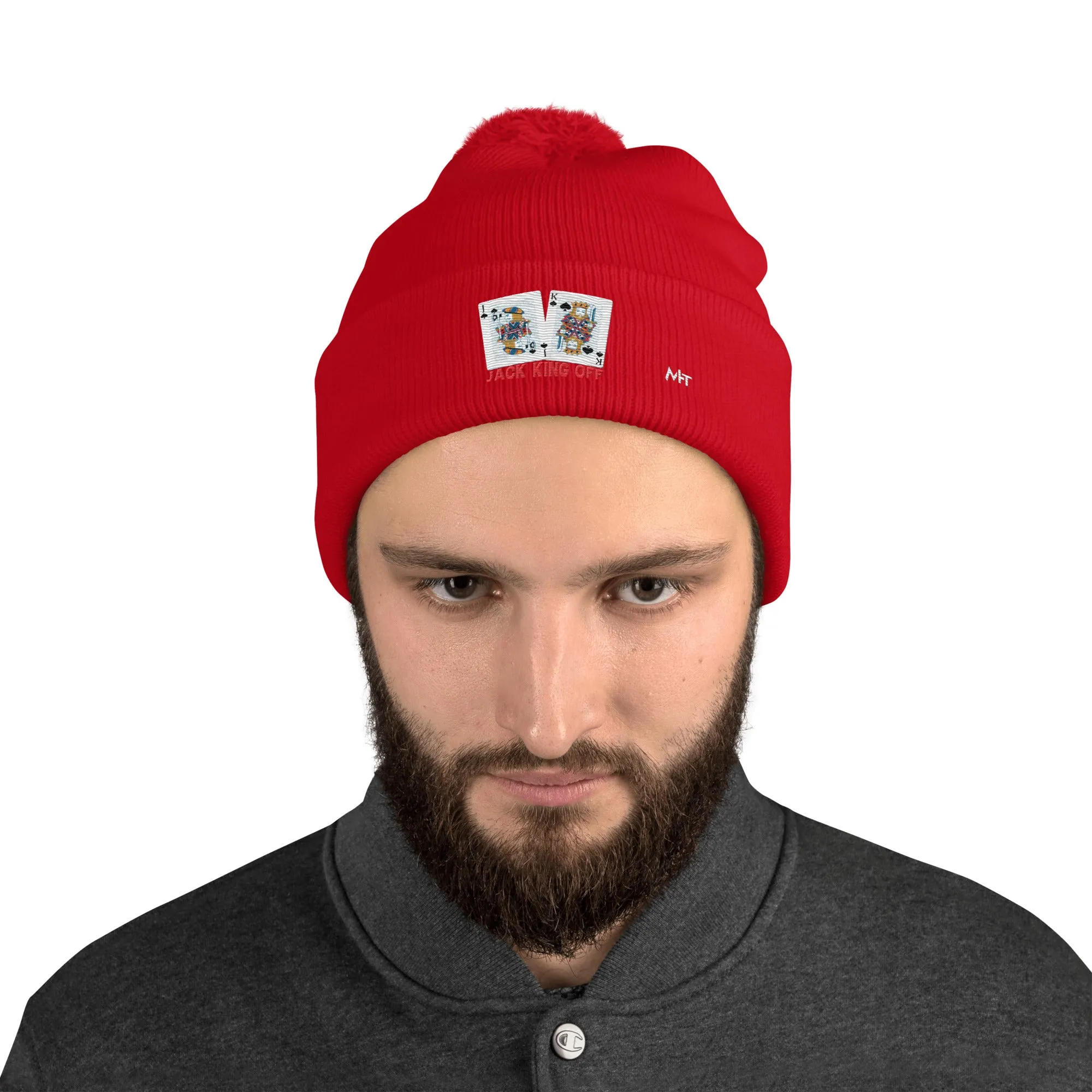Jack King Off - Pom-Pom Beanie