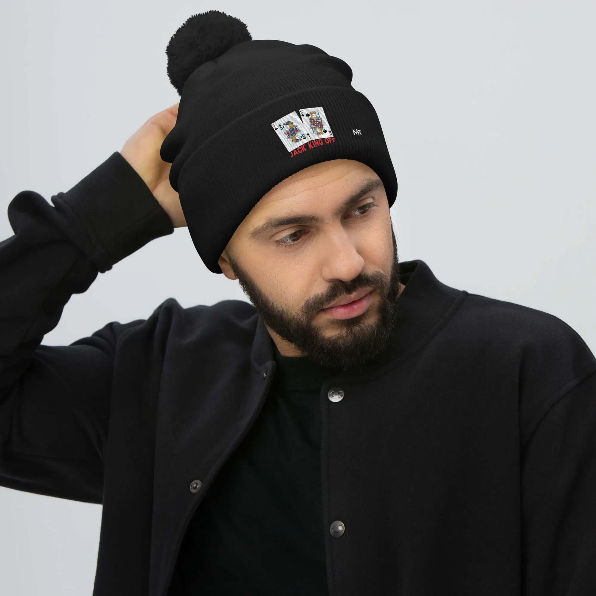 Jack King Off - Pom-Pom Beanie