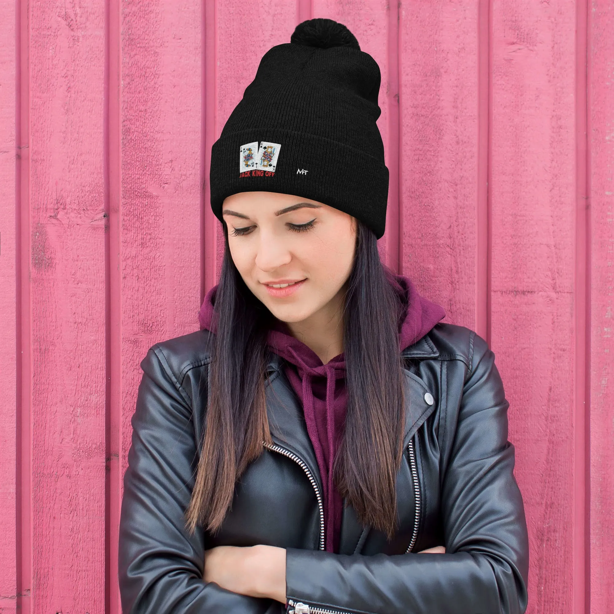 Jack King Off - Pom-Pom Beanie