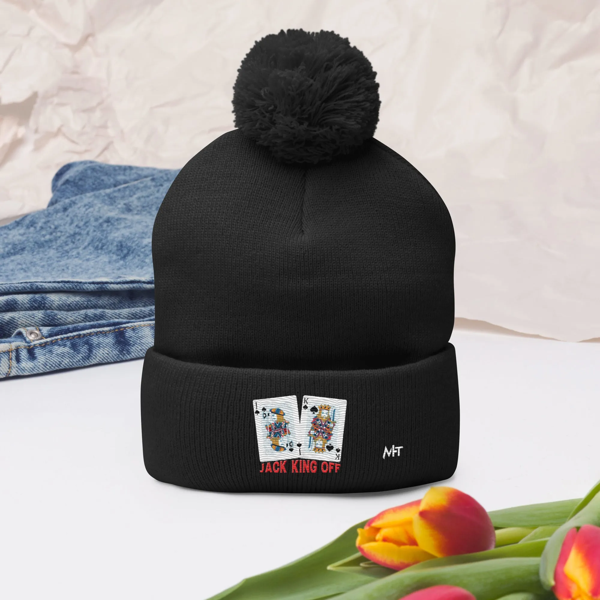 Jack King Off - Pom-Pom Beanie