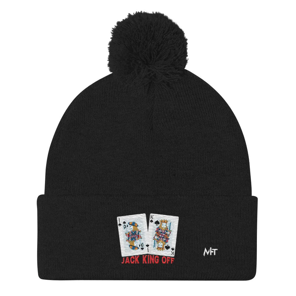 Jack King Off - Pom-Pom Beanie