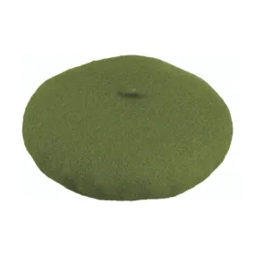 Jeanne Simmons Accessories Wool Avocado Beret (Women's)