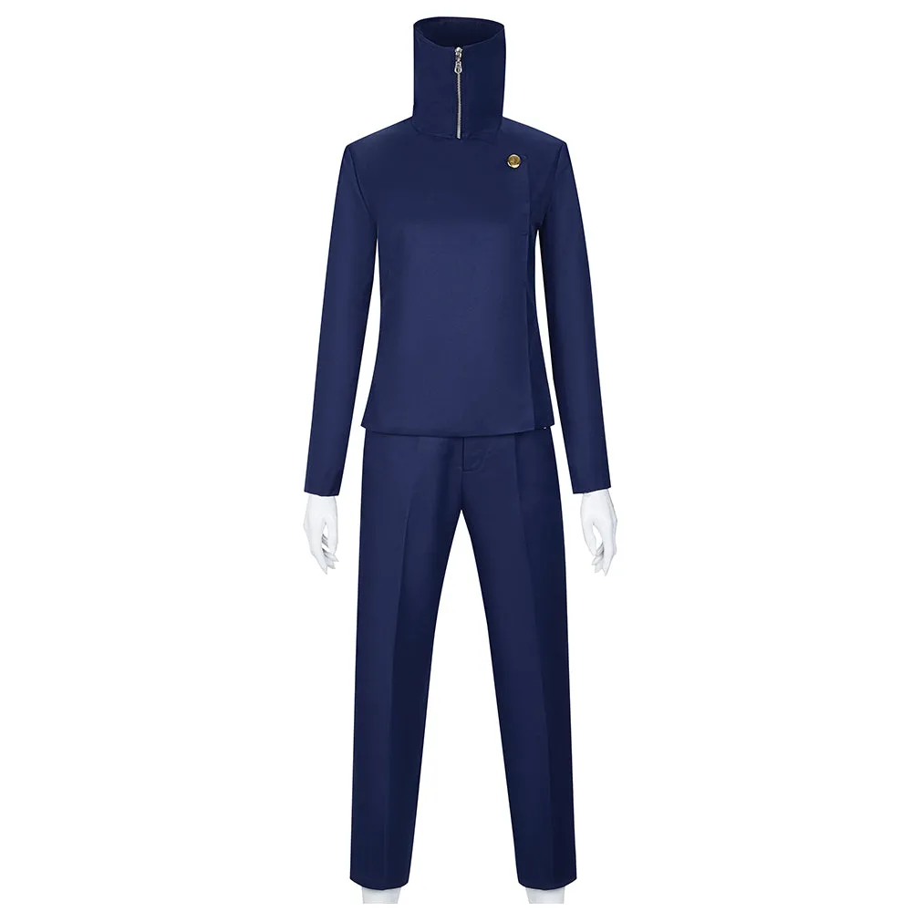 Jujutsu Kaisen Inumaki Toge Navy Blue Outfits Cosplay Costume for Halloween Carnival Party