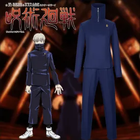 Jujutsu Kaisen Inumaki Toge Navy Blue Outfits Cosplay Costume for Halloween Carnival Party