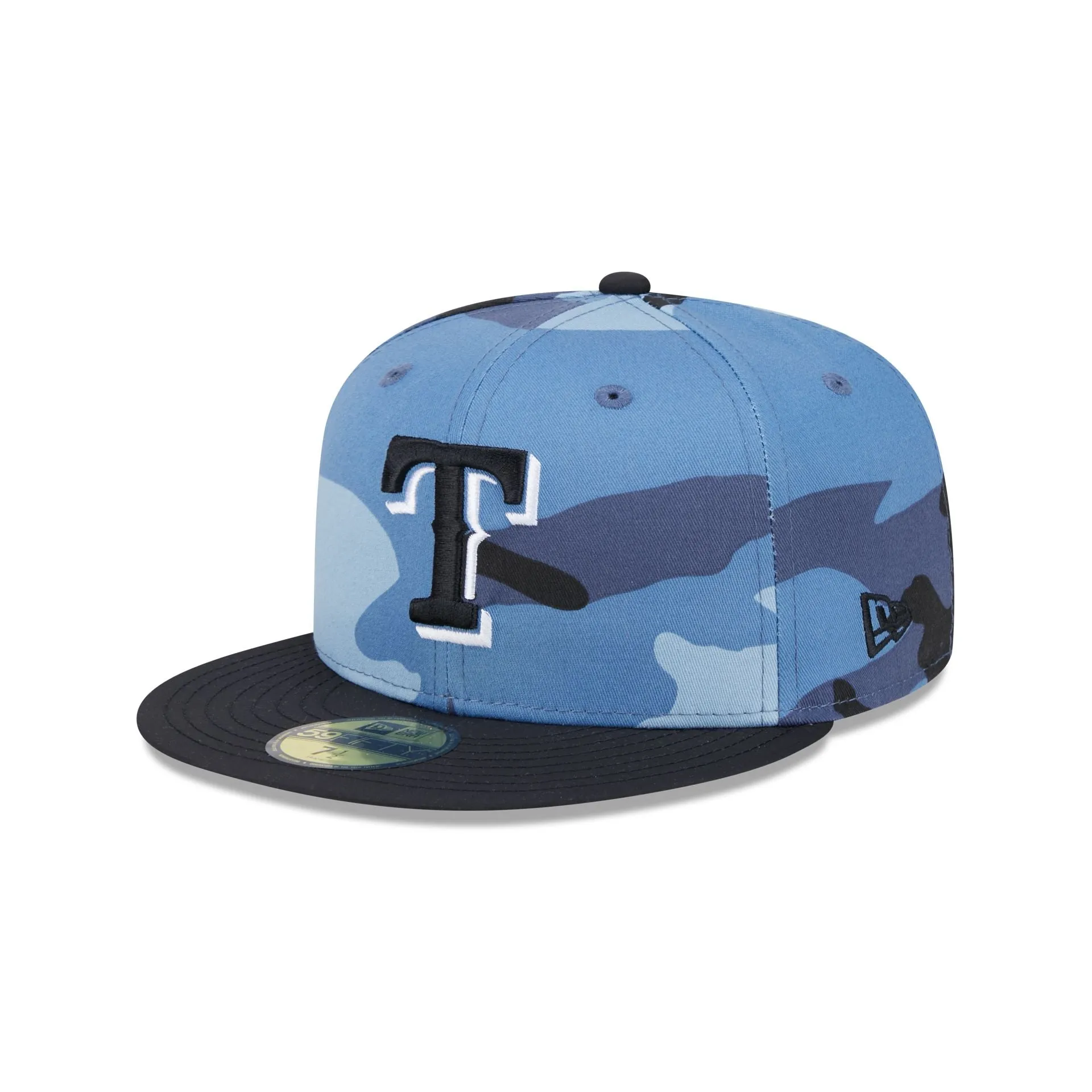 Just Caps Color Camo Texas Rangers 59FIFTY Fitted Hat