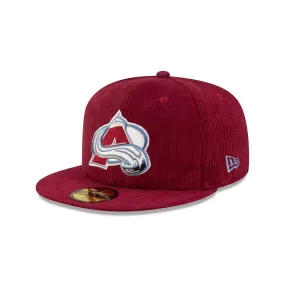 Just Caps Corduroy Colorado Avalanche 59FIFTY Fitted Hat