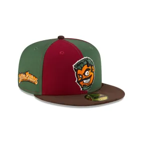 Just Caps Spooky Pack Akron RubberDucks 59FIFTY Fitted Hat