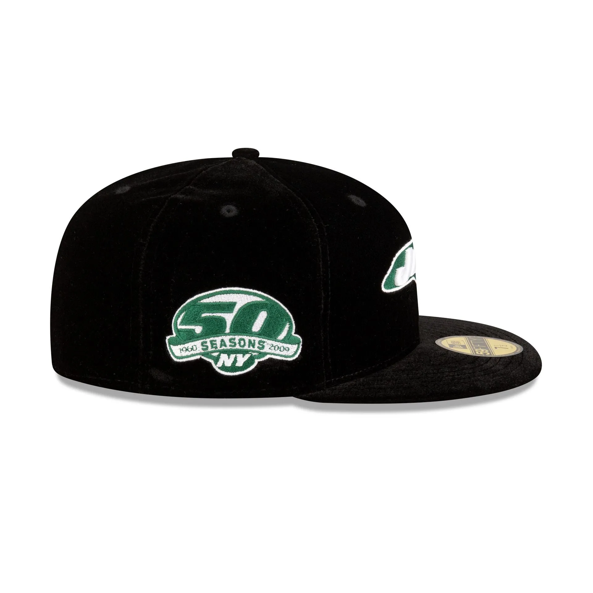 Just Caps Velvet Historic New York Jets 59FIFTY Fitted Hat