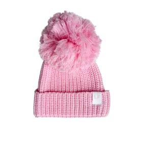 Knitted Pom Beanie | Marshmallow