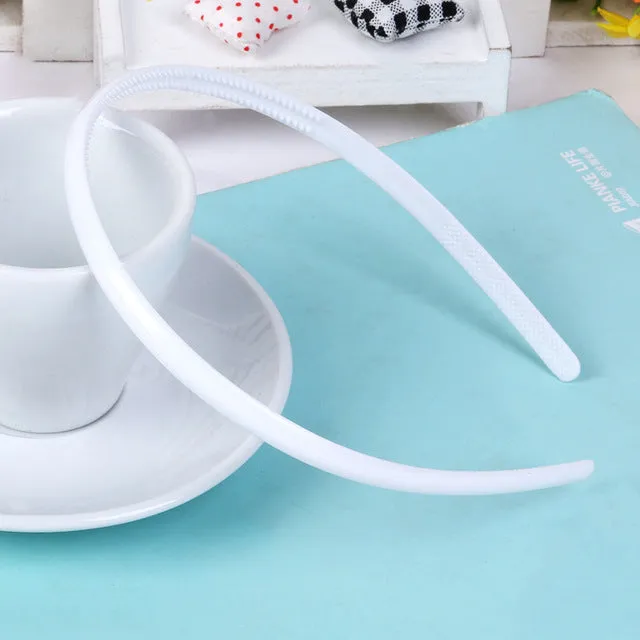 Korean Version Of The Popular Cute Children Diy Plastic WithTeeth Candy Color Head Hoop Headdress Headband Hair OrnamentsC001